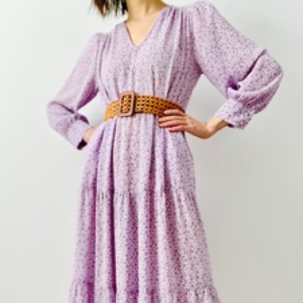 A new day lilac floral dress size S